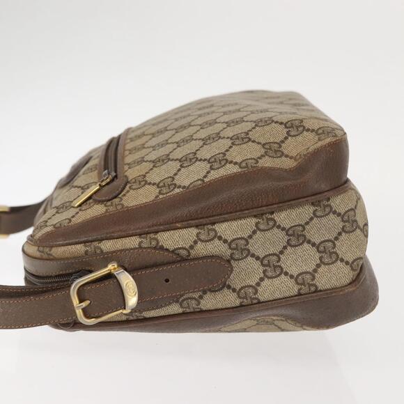 GUCCI GG Supreme Shoulder Bag PVC Beige Silver 001 46 5532 Auth 144096 - Picture 4 of 16